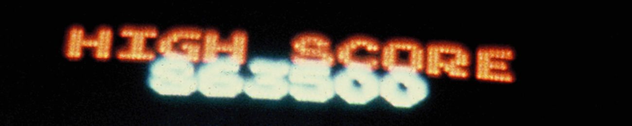 Close-up of the Donkey Kong screen's HIGH SCORE line reading 863500