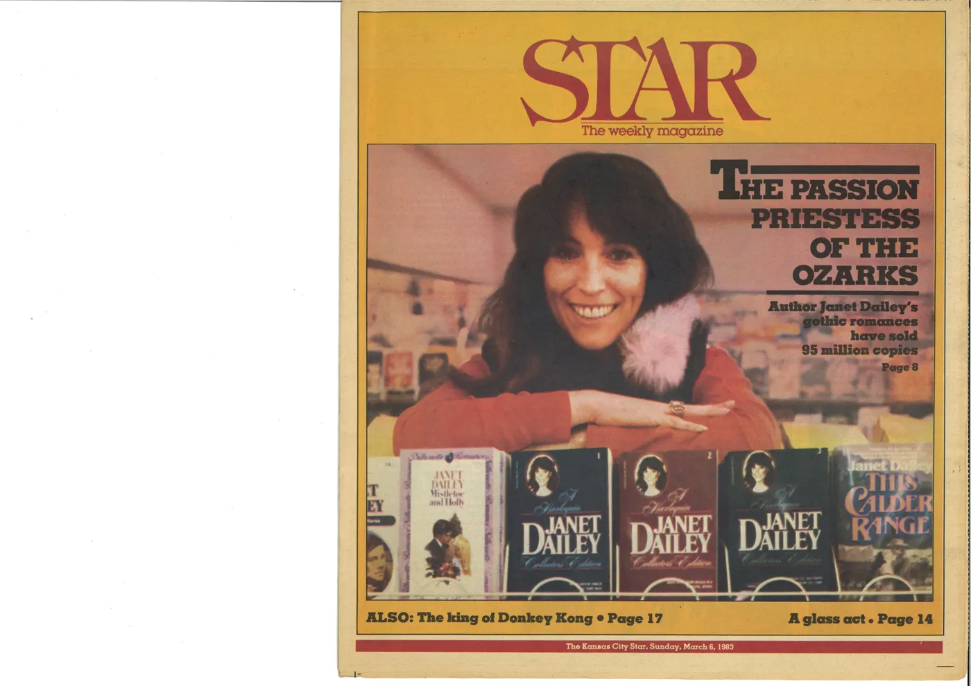 Cover of the Star Magazine, The Kansas City Star, Sunday, March 6, 1983, with the line 
