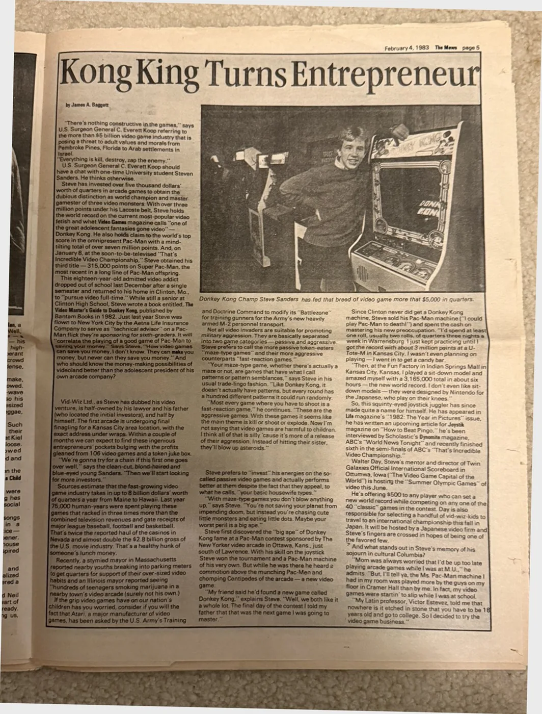 The Mews, page 5, Feb. 4, 1983: 